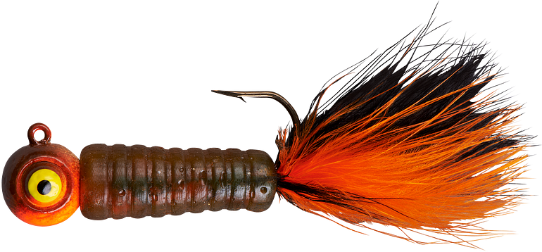 Lindy Fuzz-E-Grub Pre-Rigged Hair Tail Soft Grub 2 pack