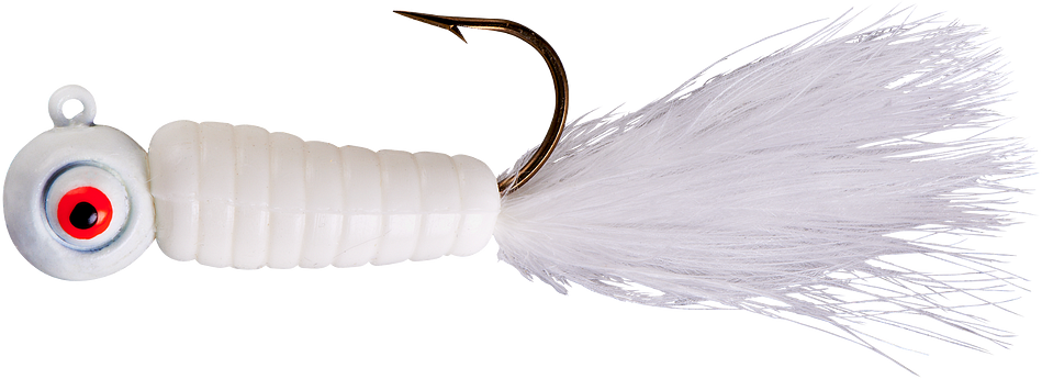 Lindy Fuzz-E-Grub Pre-Rigged Hair Tail Soft Grub 2 pack