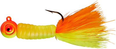 Lindy Fuzz-E-Grub Pre-Rigged Hair Tail Soft Grub 2 pack