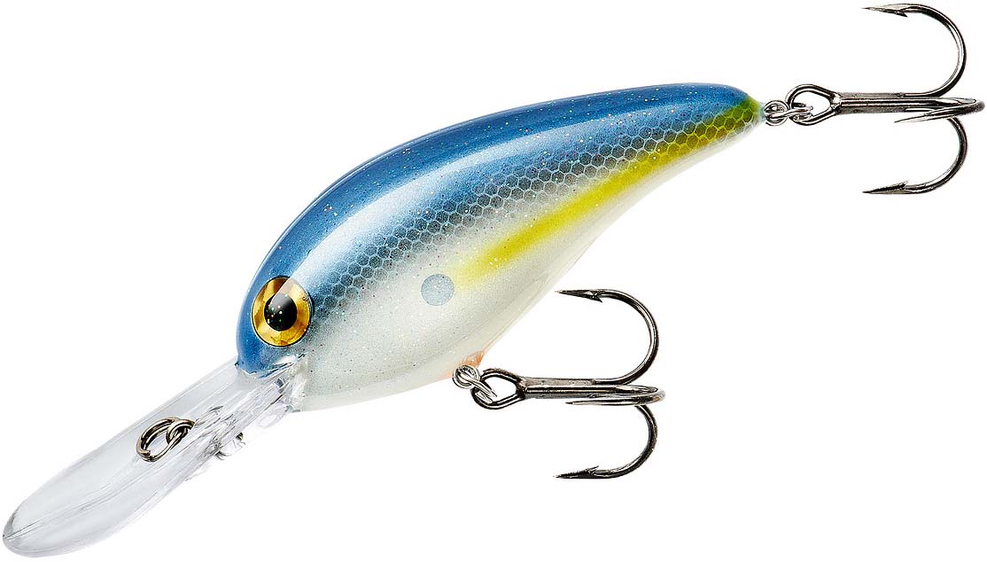 Norman Lures Middle N Mid-Depth Crankbait Bass Fishing Lure, Freshwater