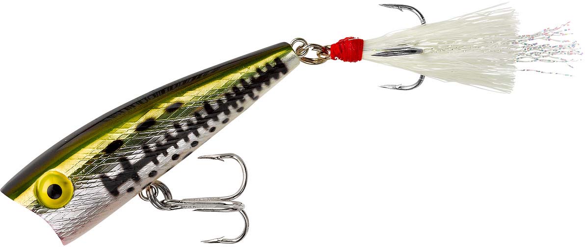 Rebel Lures P6048 Pop-R Fishing Lure - Tennessee Shad, 2 1/2