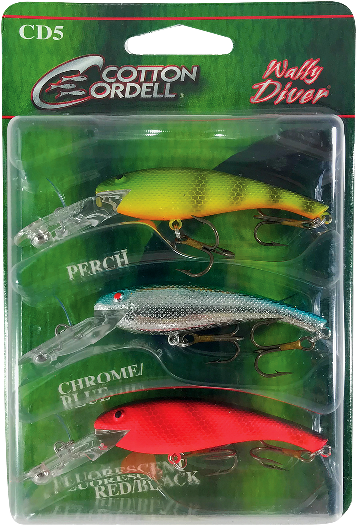 cordell wally diver fishing lure Cotton Cordell PK3CD5-1 Wally Diver