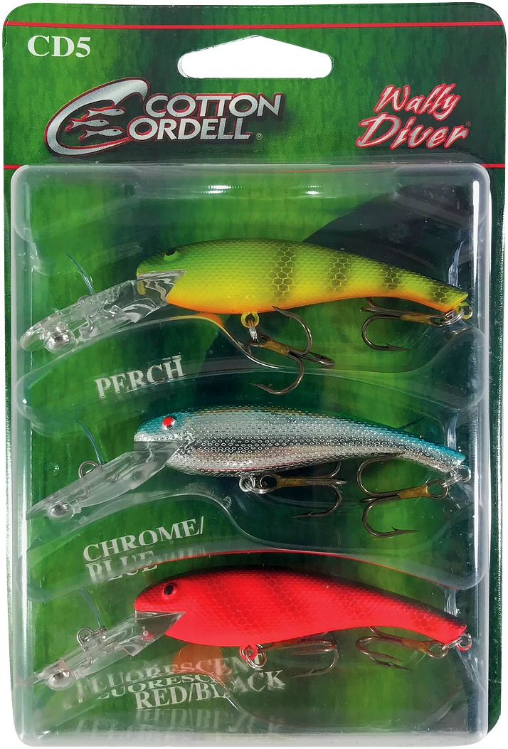 Cotton Cordell Wally Diver 3-Piece Variety Pack — Discount Tackle