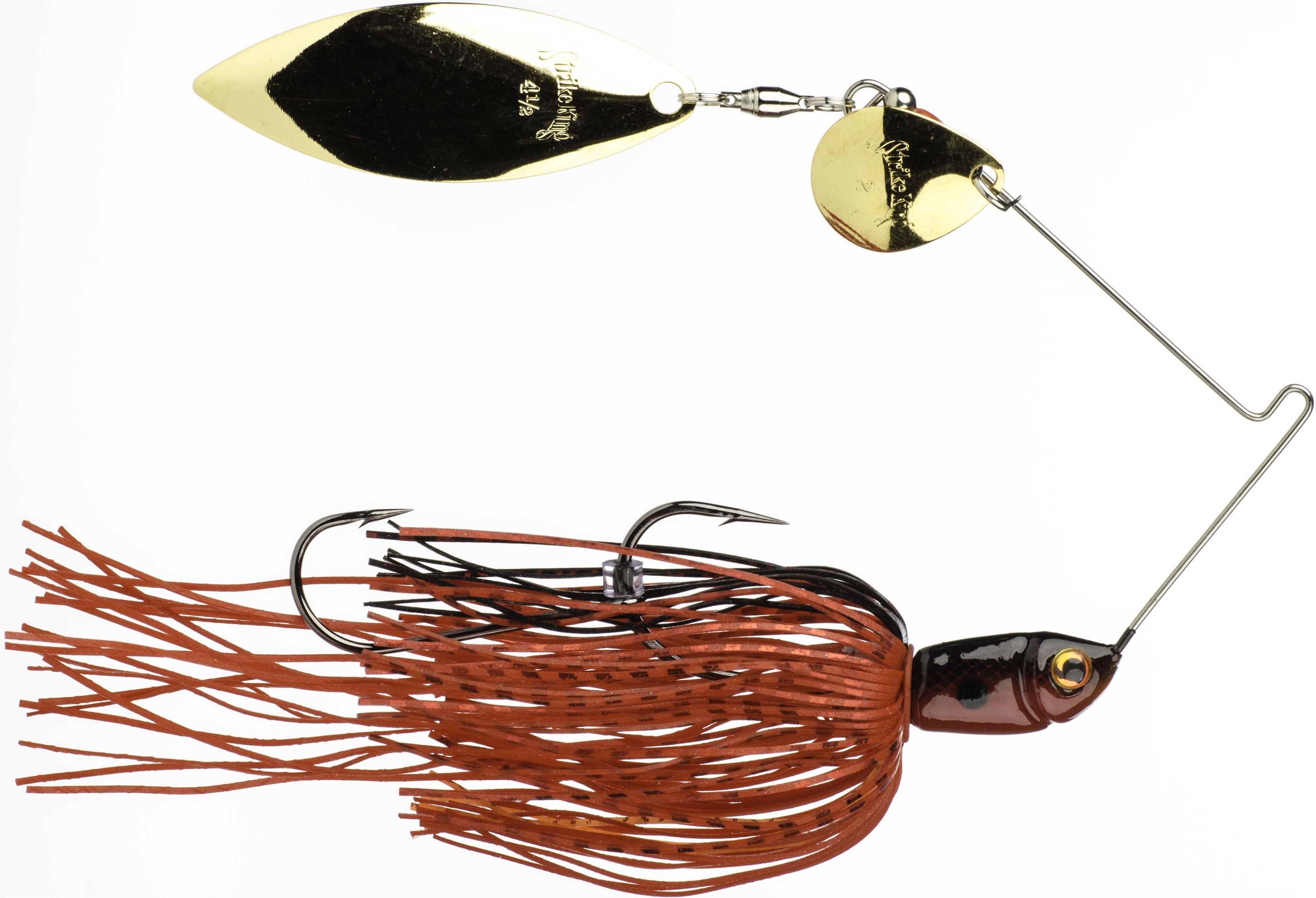 3/8 King-Spin Custom Spinnerbaits Couleur, Sexy Chrome Shad 2 Count 3/8 King-Spin Custom Spinnerbaits Couleur, Sexy Chrome Shad 2 Count