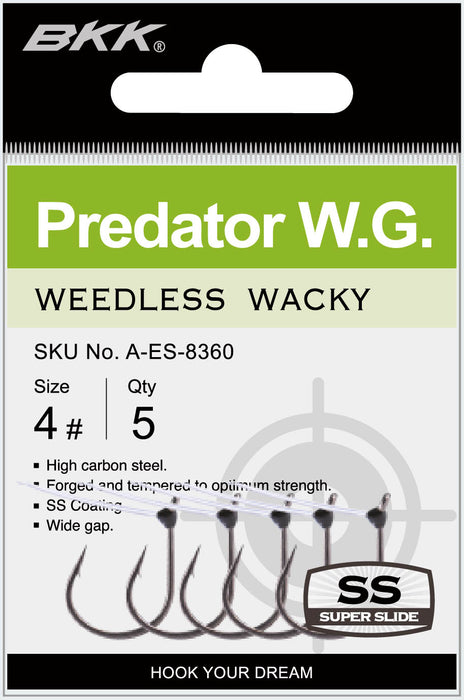 BKK Predator WG Weedless Wacky Hook