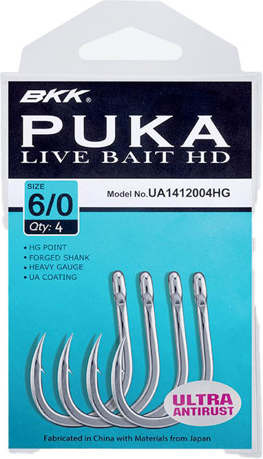 BKK Puka Live Bait HD Hook