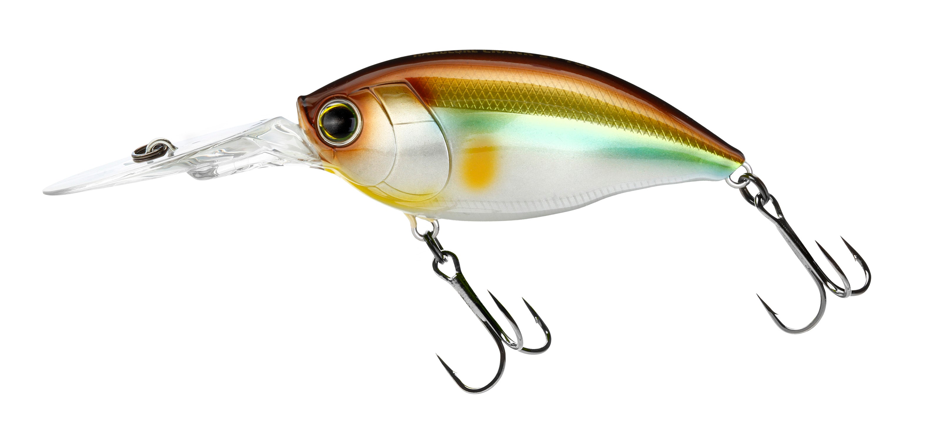cranked fishing lures Hardcore Crank 70F 3 Deep Diving Crankbait Metallic Ghost Ayu