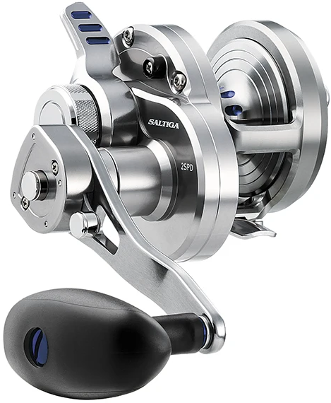 Daiwa Saltiga 2-Speed Lever Drag Conventional Reels — Discount Tackle Daiwa Saltiga 2-Speed Lever Drag Conventional Reels — Discount Tackle