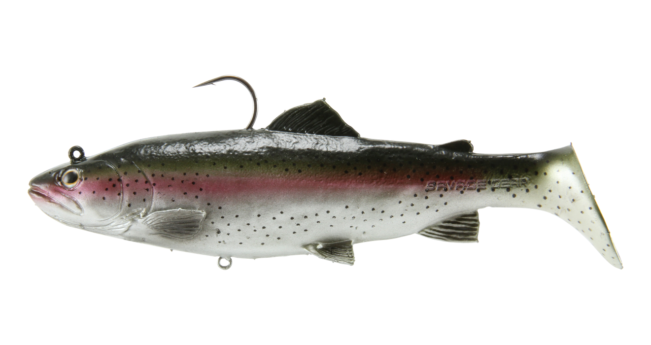 Savage Gear 3D Real Trout Swimbait Soft Body Swimbait Dark Trout