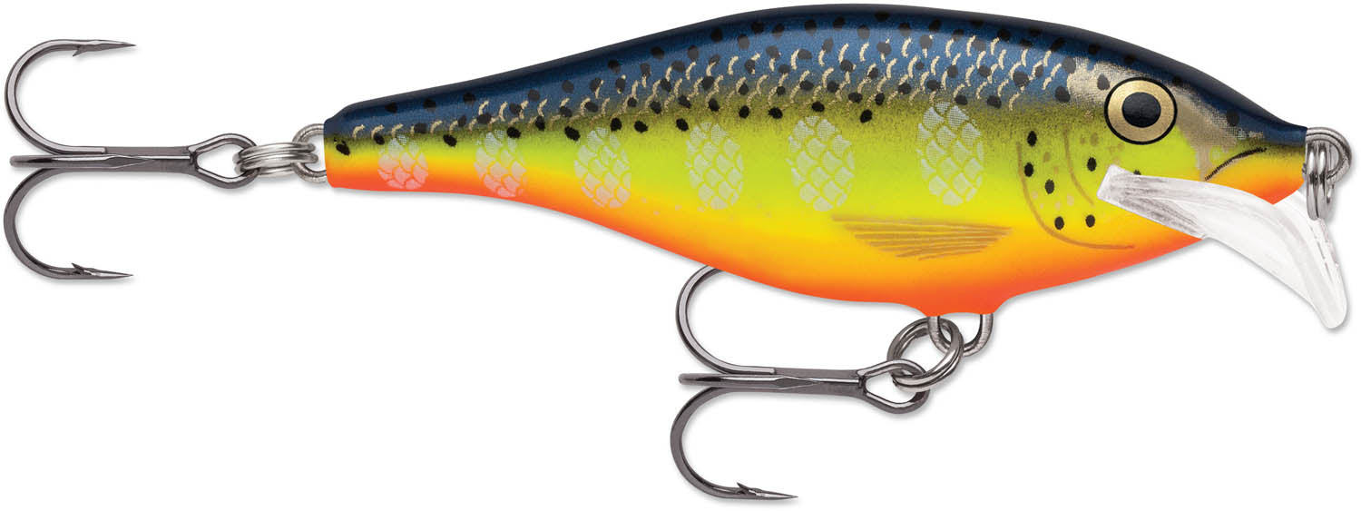 Rapala Scatter Rap Shad Lure Hot Steel