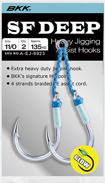 BKK SF Deep Heavy Jigging Assist Hooks 11/0