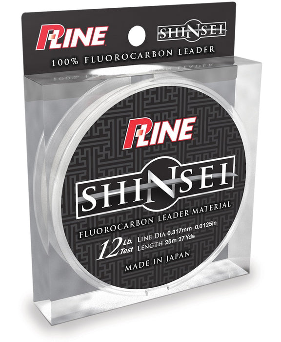 P-Line Shinsei Clear 100% Pure Fluorocarbon Leader 27 Yards