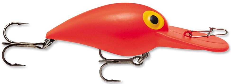 Storm Original Wiggle Wart Lure - Solid Fluorescent Red