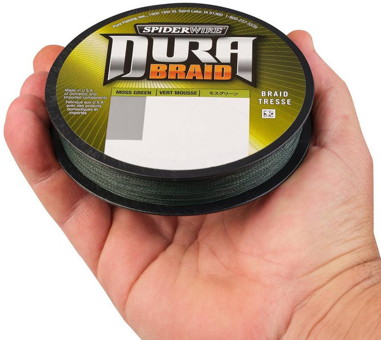 SpiderWire DURA Braid, filo da pesca, Superline, pesca di predatori, lucci, persici, lucioperca, trote, Unisex, verde muschio, 0,15mm | 13kg | 28,6lb | 300yd SpiderWire DURA Braid, filo da pesca, Superline, pesca di predatori, lucci, persici, lucioperca, trote, Unisex, verde muschio, 0,15mm | 13kg | 28,6lb | 300yd