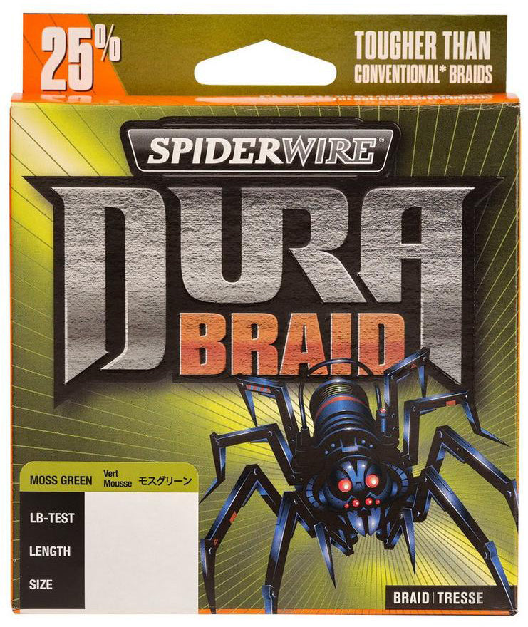 Spiderwire DuraBraid Moss Green / 80lb Spiderwire DuraBraid Moss Green / 80lb