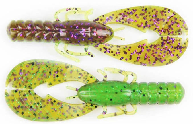 x Zone Lures Muscle Back Craw Summer Craw / 4