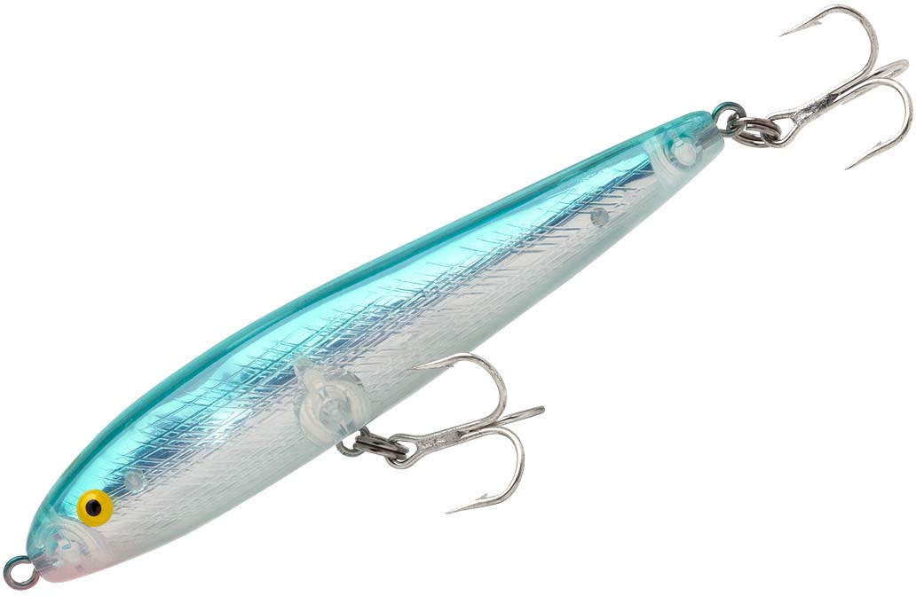 Rebel Jumpin Minnow Black Silver 4.5 3/4oz T2001S - Canal Bait and Tackle
