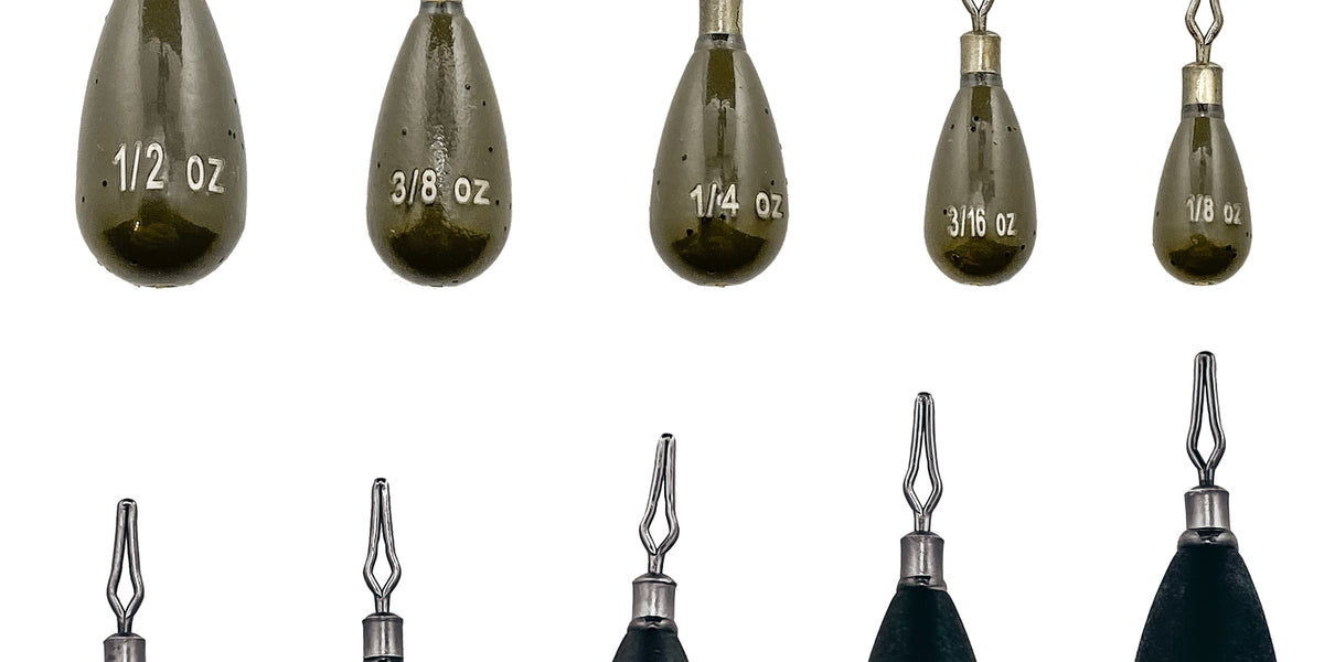 Departure Outdoors Tungsten Tear Drop Shot Weights — Discount Tackle
