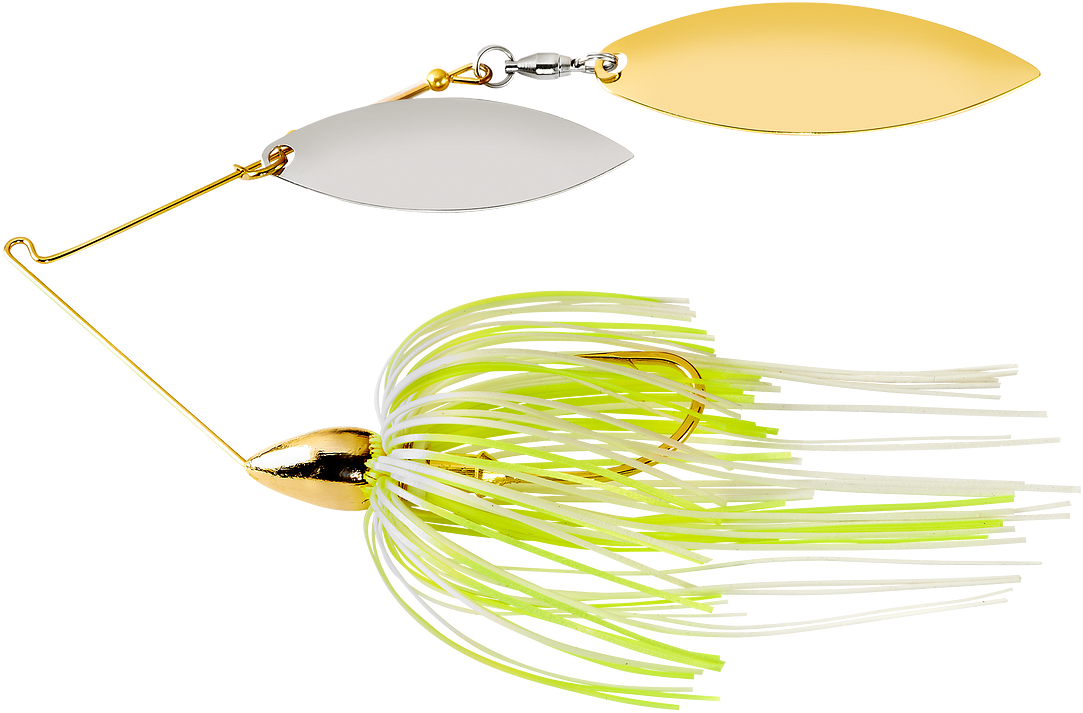 War Eagle Double Willow Gold Frame Spinnerbait — Discount Tackle