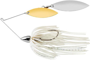 War Eagle Double Willow Spinnerbait Nickel White Silver / 1/2oz
