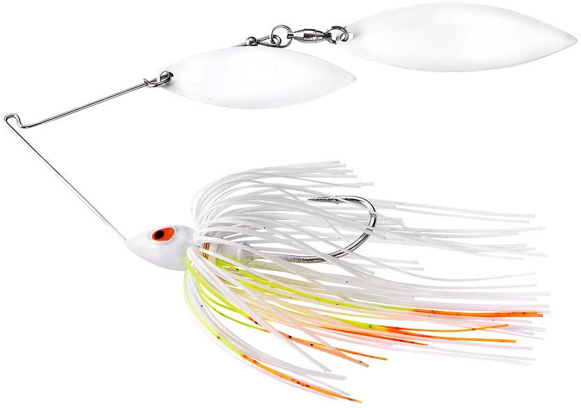 War Eagle Double Willow Painted Head Spinnerbait Cole Slaw / 1/2 oz