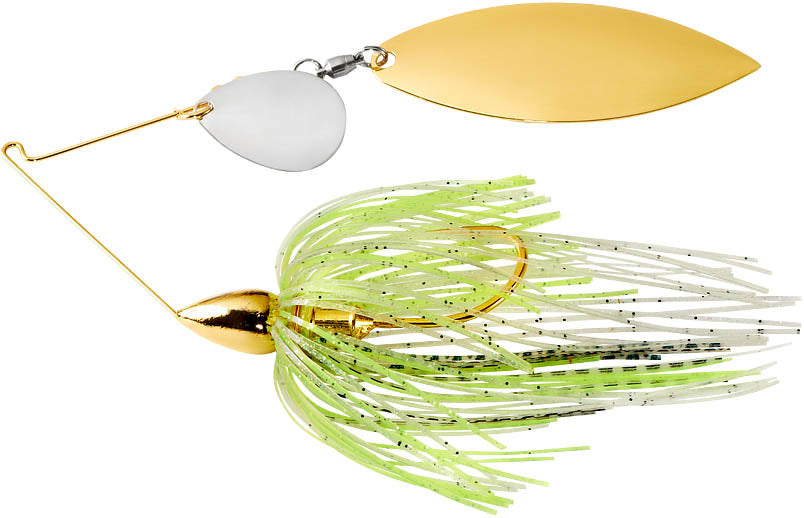 War Eagle Tandem Willow/Colorado Gold Frame Spinnerbait