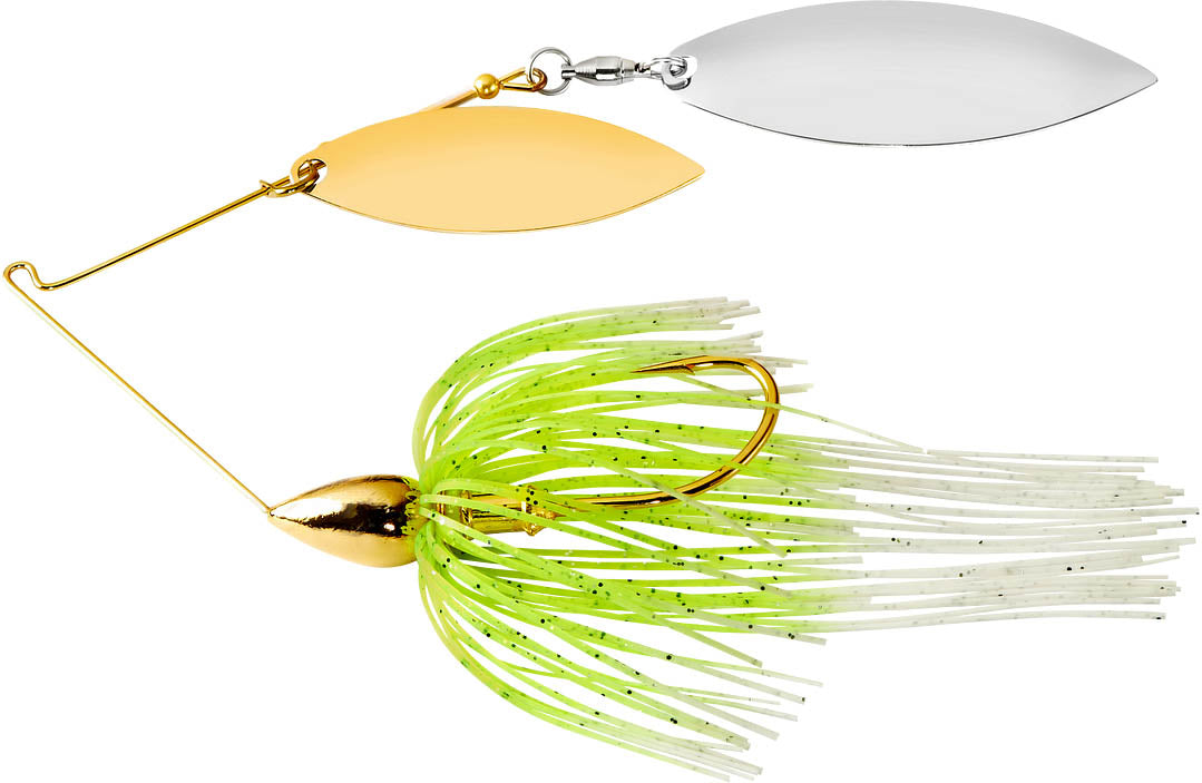War Eagle Double Willow Spinnerbait Spot Remover Gold Frame / 3/8oz