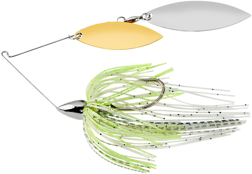 War Eagle Double Willow Spinnerbait 3/8oz Nickel Spot Remover
