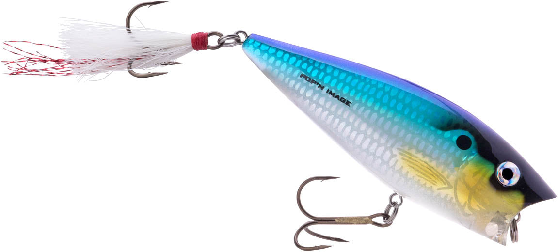 excalibur world class fishing lures Heddon Pop'n Image 3 inch Topwater Popper Bass Fishing Lure — Discount Tackle