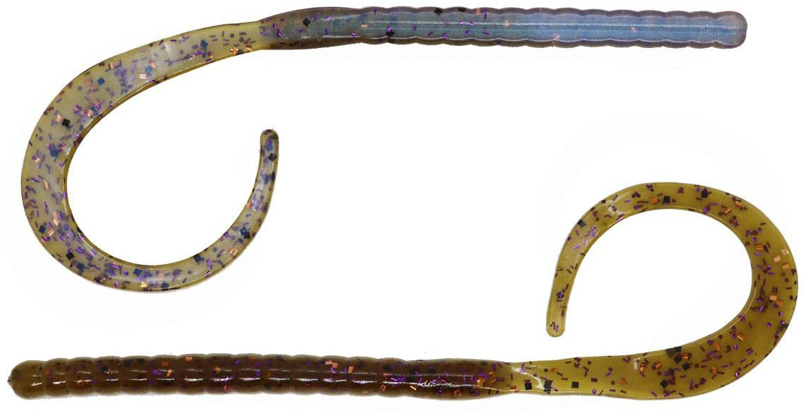 Xzone Blitz Worm 11 inch Ribbon Tail Worm 8 pack