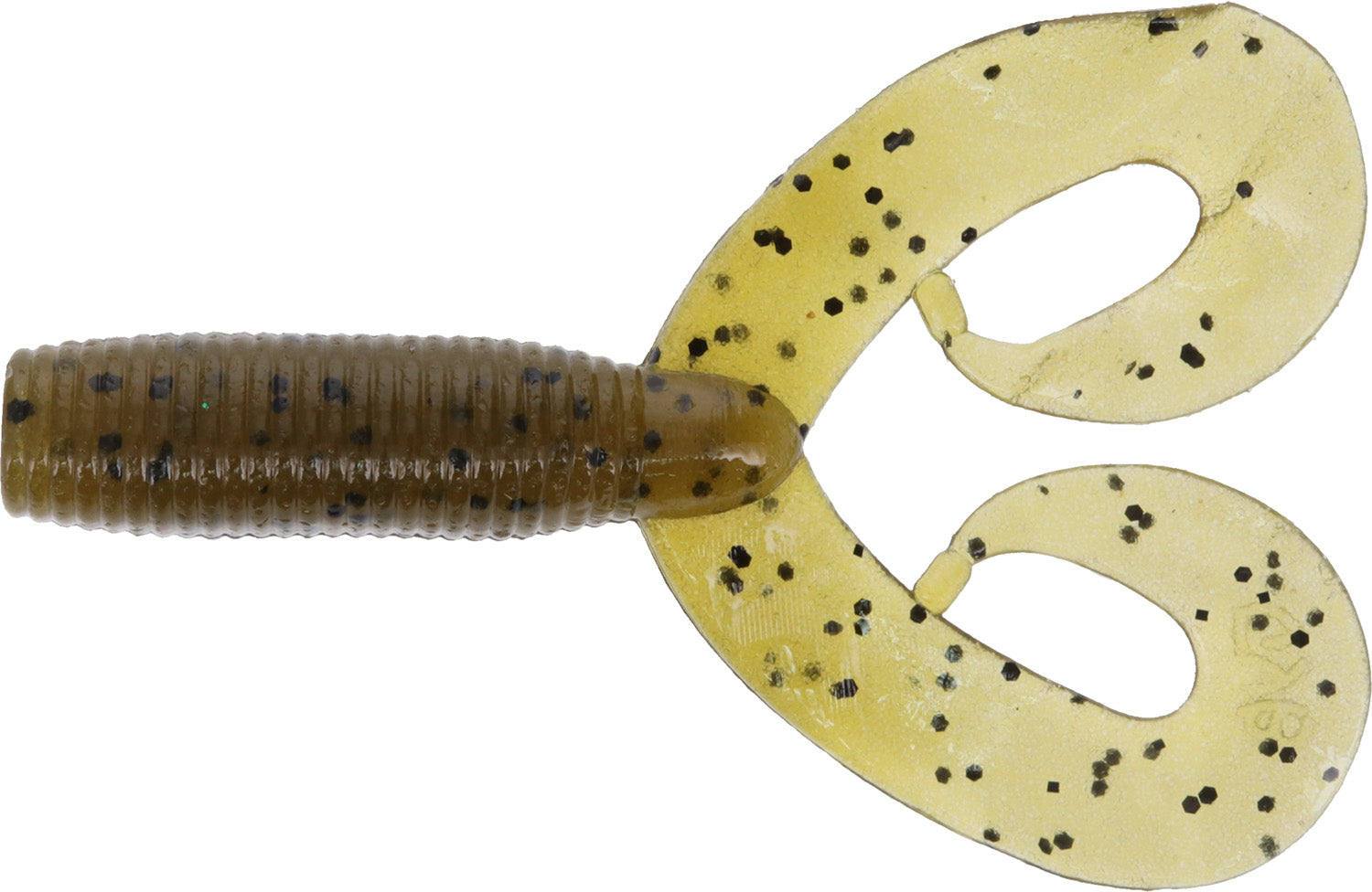 Gary Yamamoto Double Tail Grub Soft Bait, Green, 5