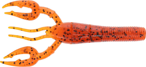 Gary Yamamoto 3.75 Inch Fat Baby Craw Soft Plastic - 7 Pack - Fire Craw