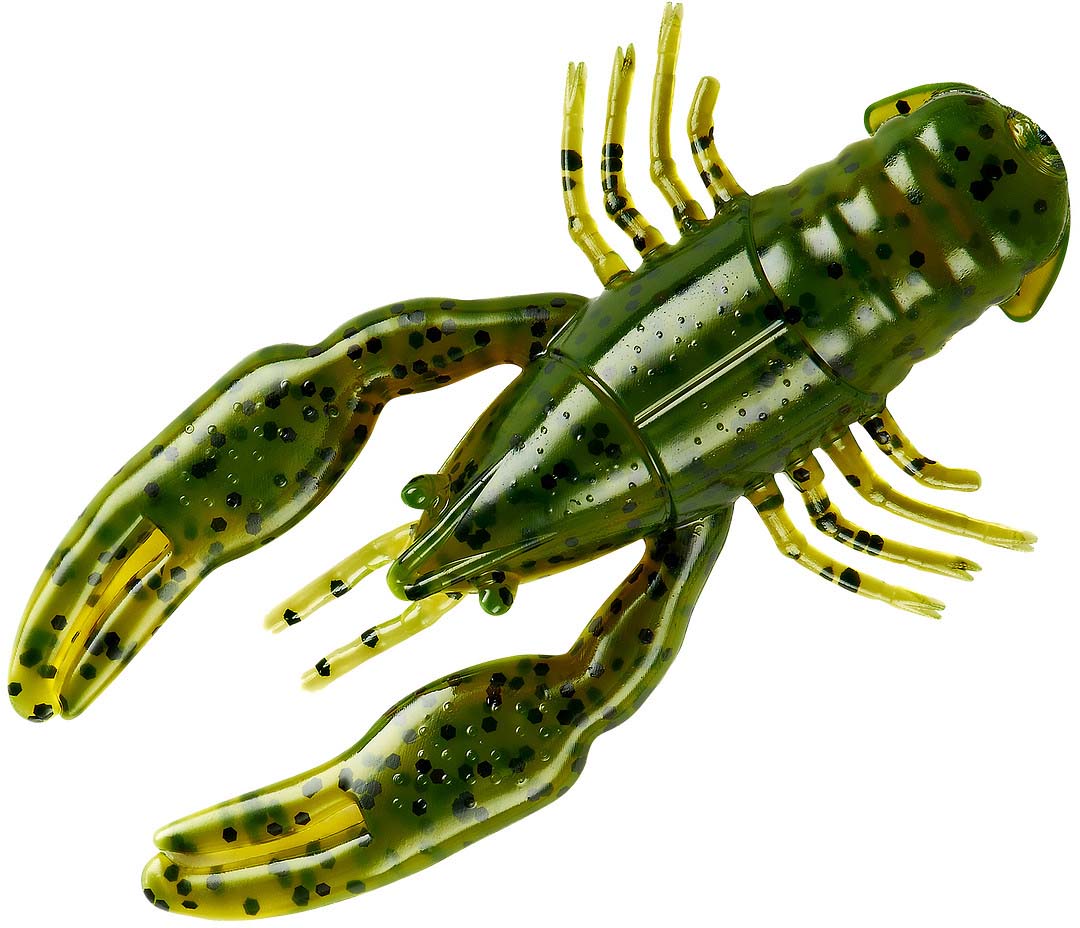 Yum Lures Ned Craw Soft Green Pumpkin, One Size
