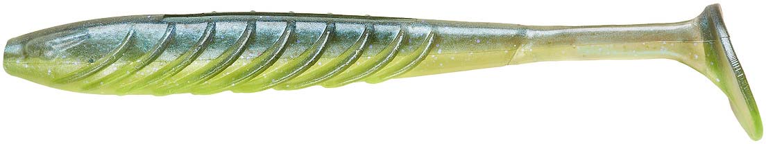 Yum Pulse Swimbait, Chartreuse Clear Shad