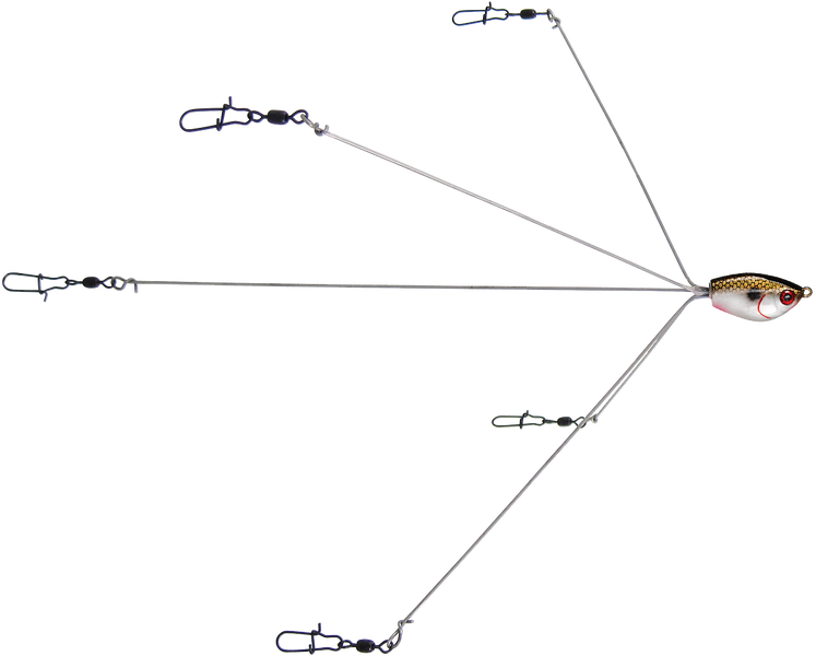 california legal umbrella fishing lure YUM YUMbrella Ultralight 5-Wire Umbrella Rig