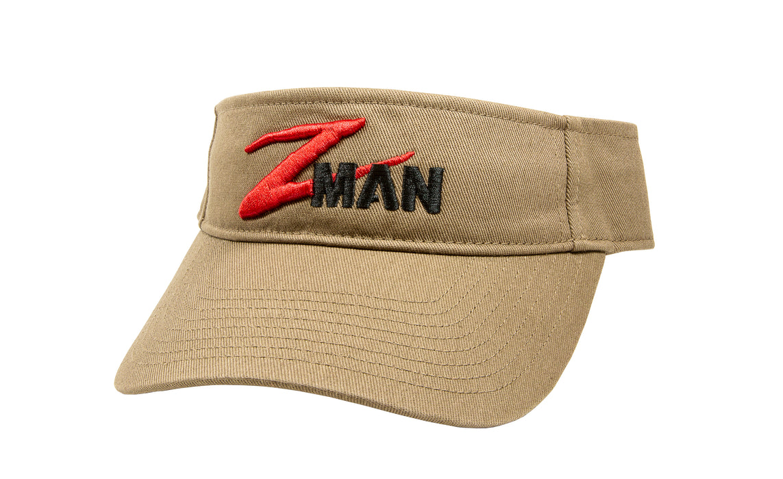 Z-Man Garment Washed Logo Visor Driftwood