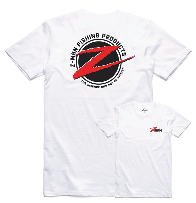 Z-Man Z-Circle Logo Teez Shirt White MD