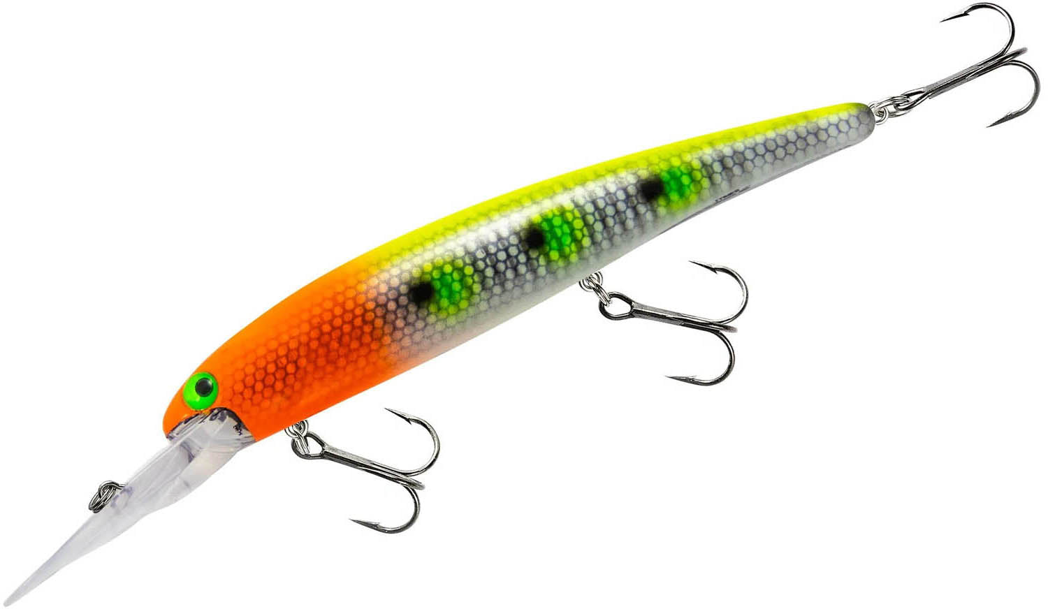 Bandit Suspending Minnow Chrome Red Eye
