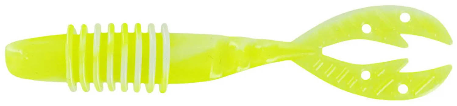 Big Bite Baits Kamikaze Swimon Chartreuse White Swirl