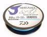 Daiwa J-Braid X4 Braided Line 150 Yards Island Blue 10 LB
