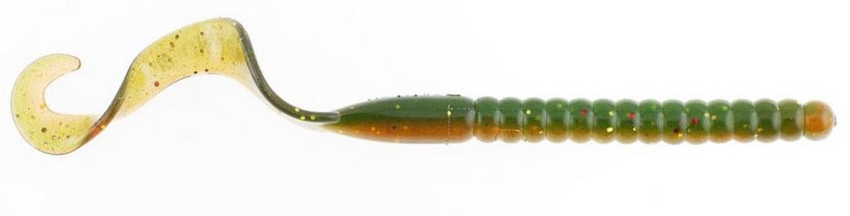 bass lure worm with 4 hooks Berkley PowerBait Power Worms Red Shad; 4 in