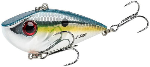 Strike King Red Eyed Shad Tungsten 2 Tap Lipless Crankbait - 3 Inch - Chrome Sexy Shad