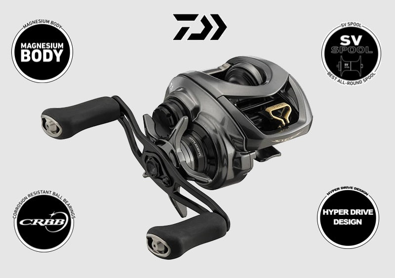 Daiwa STZCTSV70XHL Steez ct SV TW 70 Baitcasting Reel Daiwa STZCTSV70XHL Steez ct SV TW 70 Baitcasting Reel