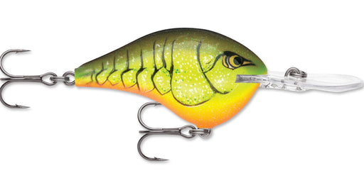 Rapala DT Series Crankbait DT10 - Chartreuse Rootbeer Crawdad