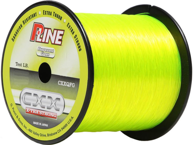 P-Line CXX Fluorescent Green X-Tra Strong Fishing Line