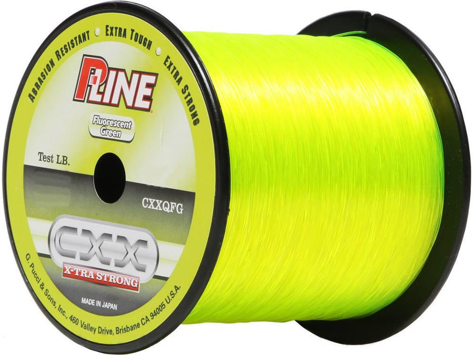 P-Line CXX Fluorescent Green X-Tra Strong Fishing Line 6 lb 600 yds