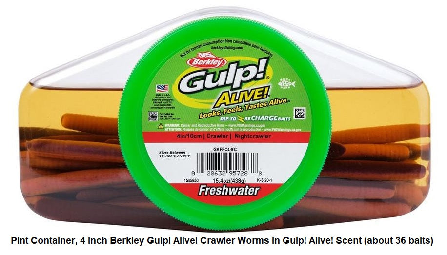Berkley Gulp! Alive! Crawler Worm