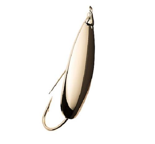 Johnson 35 Degree Wobble Gold Silver Minnow Spoon 2.5 Fishing Lure 1422973  for sale online