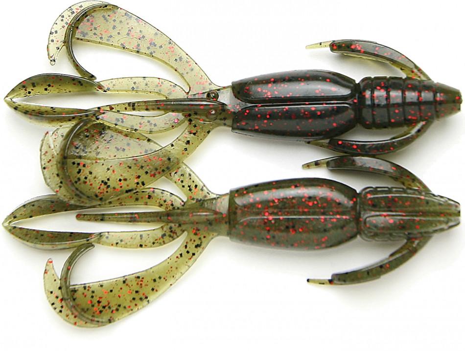 crazy sha fishing lures Keitech Crazy Flapper 4.4" Watermelon Red