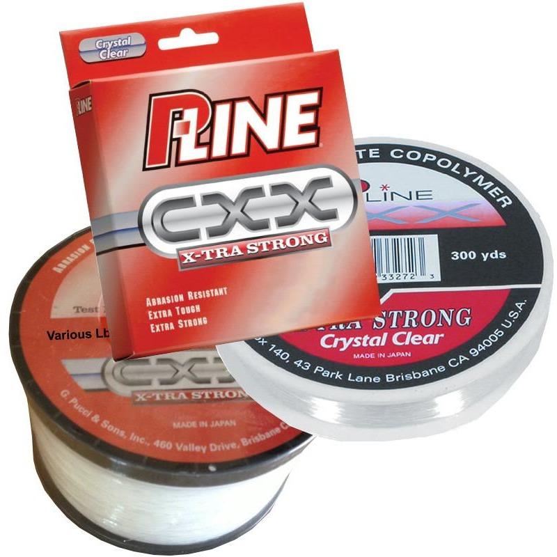 P-Line Cxx Moss Green X-Tra Strong Fishing Line 600 Yards Select Lb Test